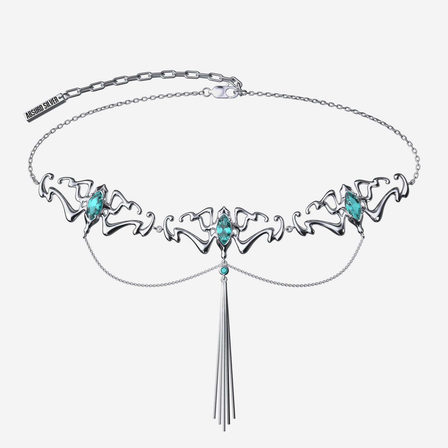 Crying Ocean - Tassel Choker